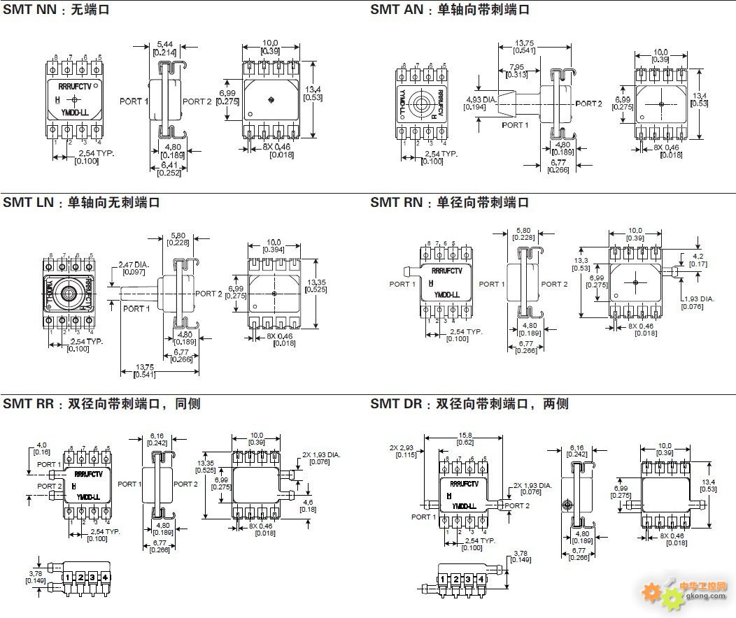 工控产品-ssc电路板安装型微压力传感器-ssc
