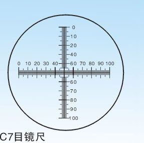 目镜测微标尺-显微镜 测微尺 测量